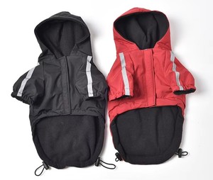 Ropa impermeable para perros, abrigo reflectante para mascotas para perros pequeños y medianos, chaquetas cálidas de lana para perros, impermeable para cachorros, traje de <span class=keywords><strong>Chihuahua</strong></span> - Product Image 2