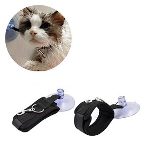 Noeud <span class=keywords><strong>de</strong></span> bain pour chat en nylon court, mains libres, fixation durable, <span class=keywords><strong>corde</strong></span> <span class=keywords><strong>de</strong></span> toilettage pour animaux <span class=keywords><strong>de</strong></span> compagnie avec ventouse - Product Image 1