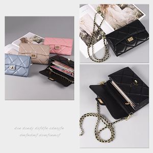Billeteras Cuero Genuino Mujer Women Card Holder Ladies <b>Wallet</b> Luxury Quilted <b>Purse</b> <b>Phone</b> Checkbook Organizer Zipper Coin <b>Purses</b> - Product Image 5