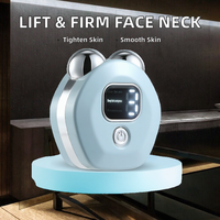 Appareil de lifting du visage et du cou à micro-courant OEM ODM avec matériau ABS, chauffage chaud, resserrement de la peau, masseur facial