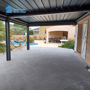 Gazebo de Lujo Motorizado con Certificación CE, Impermeable, con Techo Rígido, Pérgola de Jardín de Aluminio, Bioclimática, para Exteriores - Product Image 6