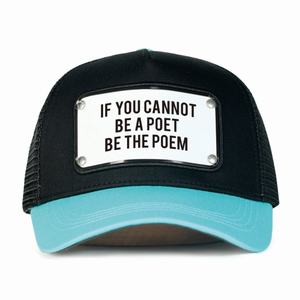 Gorras Trucker de Malla Sólida de 5 Paneles al por Mayor con Parches de Placa de Aluminio Personalizados con tu Logotipo, Sombreros Richardson - Product Image 2