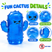 Jouet anti-stress Squishy Cactus en colère à montée lente en maltose