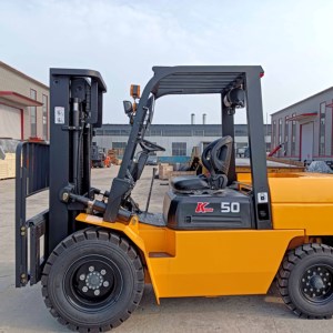 El mejor rotador de carretilla elevadora para terreno accidentado con motor diésel de 3 toneladas y 4 toneladas y 5 toneladas con horquillas para troncos - Product Image 4