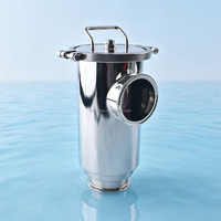 Boîtier de filtre électro-polissé |   Finition miroir, qualité BA |   Finition de surface Ra 0,4 µm - Acier inoxydable sanitaire SS316L OEM
