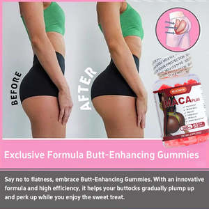 Butt שיפור maca bbl gummies תוסף butt שיפור קומבו טבעי booty לנשים תוצאות מהירות - Product Image 2