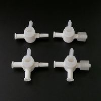 Vente en gros usine Robinet de contrôle manuel à trois voies en plastique, anti-retour, à faible pression d'ouverture, marque JU, origine Guangdong