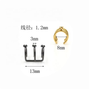 Anneaux de lèvre en acier inoxydable 316L, <span class=keywords><strong>faux</strong></span> anneaux de lèvre, styles multiples, <span class=keywords><strong>labret</strong></span>, clip pour le nez, <span class=keywords><strong>faux</strong></span> piercing, <span class=keywords><strong>anneau</strong></span> de lèvre - Product Image 3