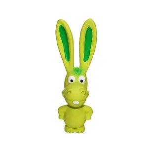 Thinkerpet длиннохвостый кролик и Ослик, мягкая натуральная латексная пищалка, лиса, игрушка для собак, латексные игрушки для домашних животных