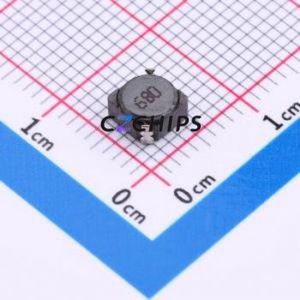 XRRH4D28-680M ตัวเหนี่ยวนำไฟฟ้าแบบ SMD,4.7x4.7 มม. ( ค่าความเหนี่ยวนำ: 68uH )( ความแม่นยำ: 20% กระแสไฟฟ้าที่กำหนด: 350mA ) - Product Image 1