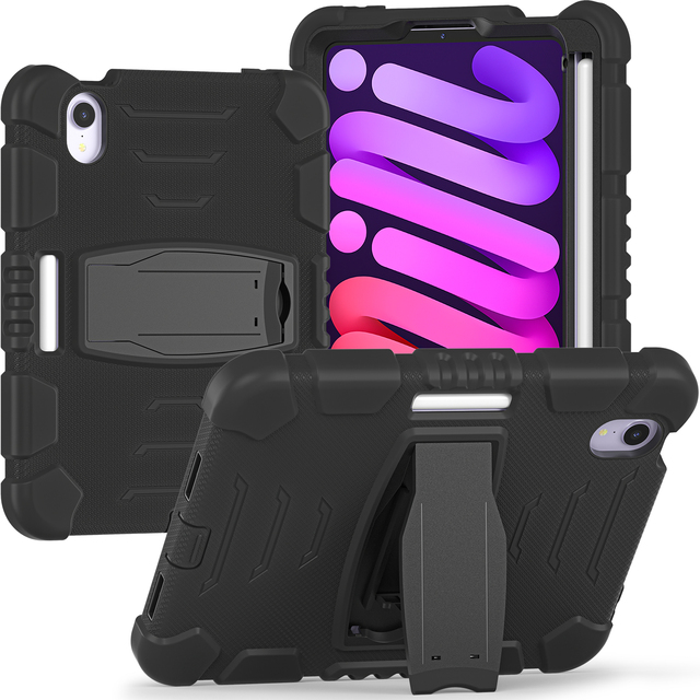 Heavy Duty Rugged Tablet Case With Kickstand Pencil Holder Shockproof Cover for iPad Samsung Tab Surface Huawei Lenovo
