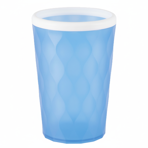 Tazza da bagno Spirella 'Pool' in polipropilene blu, 8 x 8 x 12 cm - Product Image 2
