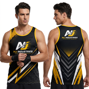Sports Vest Men's Summer <b>Loose</b> Sleeveless Breathable Anti-UV Eco-Friendly Casual Fitness Sweat Running Basketball <b>Tank</b> <b>Top</b> - Product Image 2