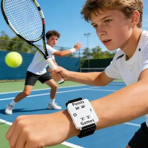 Compteur de points portable pour <span class=keywords><strong>tennis</strong></span> et cricket, suivi des scores en temps réel, accessoire de <span class=keywords><strong>tennis</strong></span> pour entraîneur, arbitre et joueur - Product Image 4