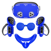 Kit de couverture en Silicone de Protection VR de haute qualité pour Meta Quest 3S VR accessoires casque masque facial et couvre-contrôleur pour Q3S