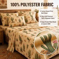 Tissu en microfibre tissé 100 % polyester imprimé, blanchi et brossé, respirant, anti-transpiration, antibactérien, 80 GSM, pour linge de maison et draps.