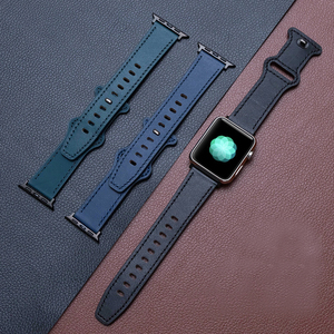 Bracelet de montre intelligent de luxe bracelet en cuir pour <span class=keywords><strong>Apple</strong></span> <span class=keywords><strong>Watch</strong></span> 49 <span class=keywords><strong>45</strong></span> 44MM boucle de remplacement bande de ceinture pour Iwatch 7 <span class=keywords><strong>SE</strong></span> 6 5 4 3 2 1 - Product Image 5