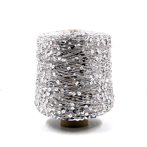 COOMAMUU Filati <span class=keywords><strong>di</strong></span> <span class=keywords><strong>Cotone</strong></span> Paillettes filati Fantasia per maglioni - Product Image 5
