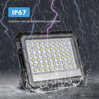 Projecteur solaire commercial en aluminium moulé sous pression 200W 300W avec éclairage extérieur industriel étanche IP66