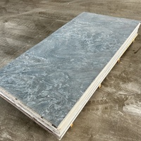 Panneaux muraux en PVC de densité moyenne, 4'x8', 3 mm, finition brillante UV, MDF, différentes couleurs, pour matériaux extérieurs en bois