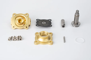 Van điện từ đồng thau 2W thường đóng 2/2 chiều dùng cho nước, giá rẻ, kích thước 1/4in-2in, DN15 DN20, điện áp AC220V / AC110V / DC24V / DC12V - Product Image 5