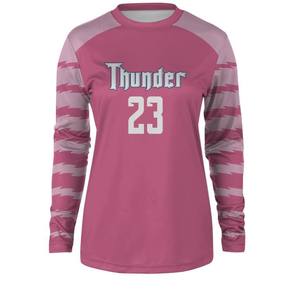 定制足球运动衫制服长袖守门员t恤升华印花运动服男女通用户外运动服 - Product Image 4