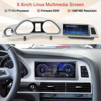 Reproductor de Radio para Auto STWEI con Android Auto y CarPlay Inalámbrico para Audi A6 C6 4f 2005-2011 MMI 2G 3G, Pantalla Táctil Multimedia Estéreo