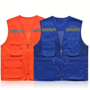 Chaleco Reflectante Multibolsillos para Pesca, Senderismo, Fotografía, Camping y Caza, Personalizable con Logotipo, para Hombre y Mujer - Product Image 1