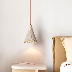 Lustre suspendu minimaliste de style japonais moderne, vintage, à économie d'énergie, garantie 3 ans, <span class=keywords><strong>suspension</strong></span> facile pour chambre à coucher - Product Image 2