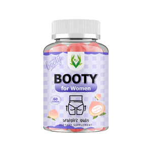 Custom Label OEM Booty Weight Gain Gummies Peach Flavlor Dietary <b>Supplement</b> Support Energy Levels and Accelerate Muscle Growth - Product Image 1