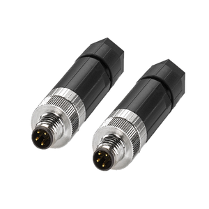 IP67 không thấm nước M8 kết nối 4pin đồng vỏ nhựa thẳng phải Angled ren khớp nối nam nữ Plug-Power kết nối - Product Image 1