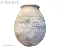 Vase en terre cuite Kit de jardinière extérieure Artisanat peint enduit pour plante verte de jardin