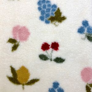 Heavyweight Fleece 100% poliéster tejido personalizado fruta impresa 345gsm Coral Fleece <span class=keywords><strong>tela</strong></span> <span class=keywords><strong>para</strong></span> bata <span class=keywords><strong>pijamas</strong></span> mantas - Product Image 2