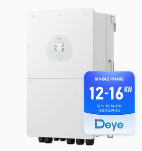 Trackers Deye SUN-16K-SG01LP1-EU 16kw haute efficacité 3 Mpp Onduleurs solaires hybrides monophasés à énergie renouvelable - Product Image 1