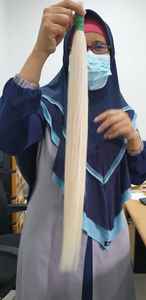 Venta al por mayor a granel 100% Extensiones de cabello humano Remy Rubio #60 - Product Image 2