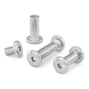Vis de fixation pour meubles en acier au carbone métrique M5-M12, boulons mâles et femelles, <span class=keywords><strong>tête</strong></span> hexagonale, vis <span class=keywords><strong>Allen</strong></span>, <span class=keywords><strong>écrou</strong></span> à barillet - Product Image 2
