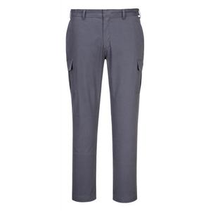 PORTWEST - S231CGR44 Stretch Slim Combat pantalón gris carbón-EAN 5036108355662 PANTALONES DE TRABAJO DE CARGA - Product Image 1
