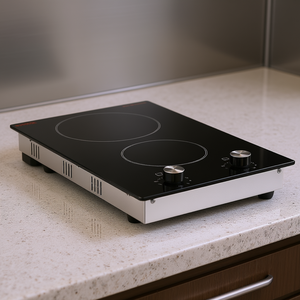 Placa de Cocina Eléctrica de Cerámica Vevor Integrada con 2 Quemadores, 20.1x11.6 Pulgadas - Product Image 2