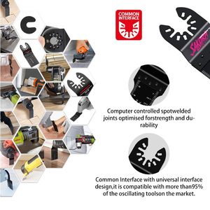 Hoja <span class=keywords><strong>de</strong></span> <span class=keywords><strong>Sierra</strong></span> Oscilante Universal para Trabajar la <span class=keywords><strong>Madera</strong></span>, Juego <span class=keywords><strong>de</strong></span> Herramientas Multiusos, Hoja para <span class=keywords><strong>Madera</strong></span>, Plásticos y Metal - Product Image 6