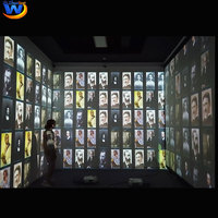 Mur de photos numérique interactif 3D avec écran tactile vidéo expérience immersive projecteur d'hologrammes pour les expositions
