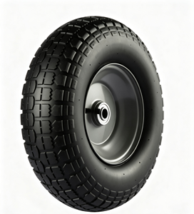 ล้อยางลมขนาด 13 นิ้ว 4.00-6 สำหรับเปลี่ยนล้ออุปกรณ์ทำสวน ขอบล้อเหล็ก - Product Image 1