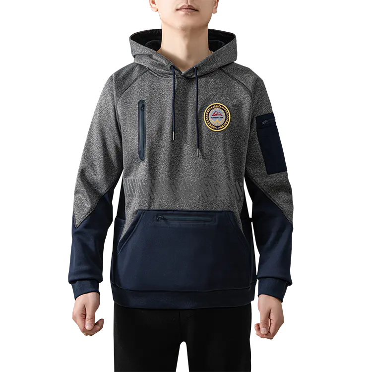 Aangepaste Mannen Veiligheid Coltrui Hoodie Capuchon Reflecterende Strip Sanitaire Werkkleding Hoodie