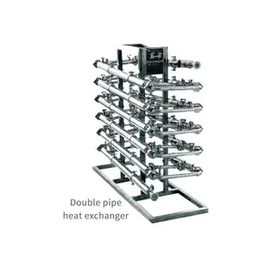 Double Pipe Heat Exchanger Food Grade Full Stainless Steel Milk Plate Heat Exchanger Best Price