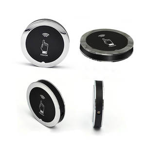 Sensor de <span class=keywords><strong>Puerta</strong></span> Táctil Metálico CANBO Serie M-501, Tipo Redondo, Sensor de Onda Infrarroja, Interruptor Automático para <span class=keywords><strong>Puerta</strong></span> - Product Image 1