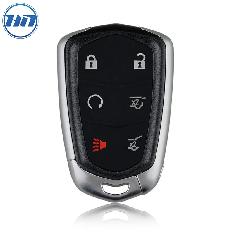 6 Buttons 315MHz Smart Car Remote Key For Cadillac Escalade/Esv 2015-2020 Auto Parts FCC ID: HYQ2AB PN 13580811 13580812
