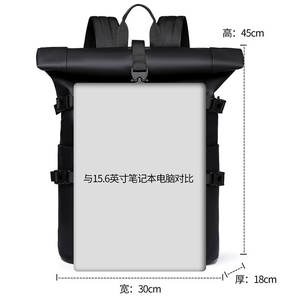 Mochila para Portátil de Negocios con Cierre de Cremallera y Logotipo Personalizado 2025, Anti-<span class=keywords><strong>Robo</strong></span>, Película de PU, Ligera, Impermeable, Capacidad de 20-39L para Viajes - Product Image 3