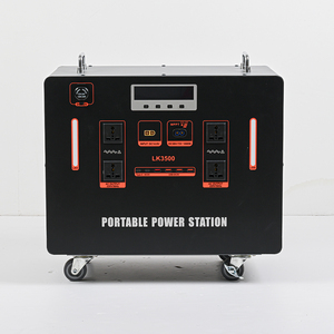 แหล่งจ่ายไฟกลางแจ้ง 2500W, สถานีไฟฟ้าพกพา 220V ความจุขนาดใหญ่ กำลังไฟสูง พร้อมปลั๊กในตัว - Product Image 1