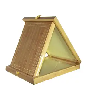 hot selling blank shield award wooden carving home decor trophy display box