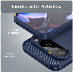 Carbon <strong>Fiber</strong> Rugged Shockproof Soft TPU Back Cover For <strong>Google</strong> pixel 10 pro XL/pixel 10/10pro/10A Mobile Phone Case - Product Image 6