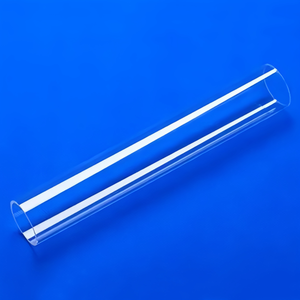 Tubo de Vidrio de Cuarzo Personalizado de Fábrica 2026, Alta Pureza 99.99%, Alta Transmitancia, Espesor 3mm 4mm 5mm 6mm, Tubo de Vidrio de Cuarzo - Product Image 2
